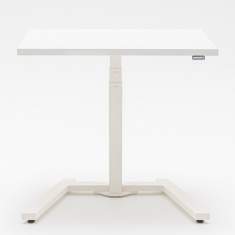 ergonomischer Schreibtisch mit elektrischer Höhenverstellung Schreibtische weiss mdd Ogi One
höhenverstellbar