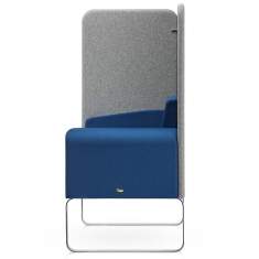 Lounge Sitzmöbel blau Loungesessel KIM Stahlmöbel Cubix