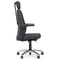 Bürostuhl schwarz Bürostühle Bürodrehstuhl mit Kopfstütze KIM Axia Focus 24/7