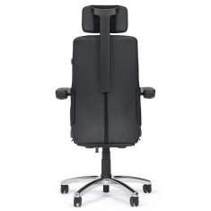 Bürostuhl schwarz Bürostühle Bürodrehstuhl mit Kopfstütze KIM Axia Focus 24/7