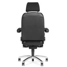 Bürostuhl schwarz Bürostühle Bürodrehstuhl mit Kopfstütze KIM Secur Exclusive 24/7