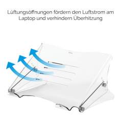 Notebookständer Fellowes Clarity™ Laptop Ständer
