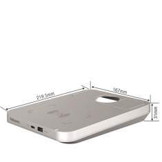 Ladestation silber Qi-Ladepad Fellowes Tallo Flexcharge Hub