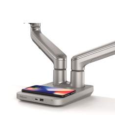 Ladestation silber Qi-Ladepad Fellowes Tallo Flexcharge Hub