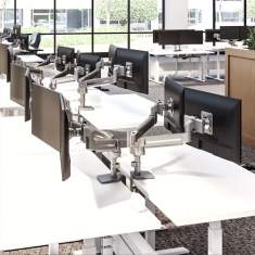Monitorhalter Tischhalterungen Monitorhalterungen Fellowes Tallo Modular™ Dreifach Monitorarm 3FFS