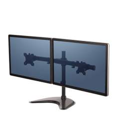 Monitorhalter Tischhalterungen Monitorhalterungen Fellowes Freistehender Doppel Monitorarm