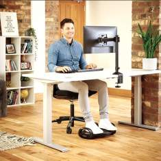 Monitorhalter Tischhalterungen Monitorhalterungen Fellowes Reflex Einzel Monitorarm