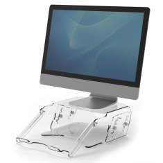 höhenverstellbarer Monitorständer Fellowes Clarity™ Verstellbarer Monitor Ständer mit Dokumentenhalter