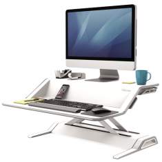 Sitz-Steh-Arbeitsplatz weiss Fellowes Corsivo™ Sitz-Steh Workstation
Smooth Lift
Gegengewicht-Technologie