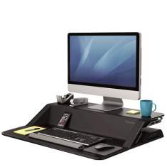 Sitz-Steh-Arbeitsplatz schwarz Fellowes Corsivo™ Sitz-Steh Workstation
Smooth Lift
Gegengewicht-Technologie