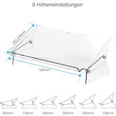 Ergonomisches Bürozubehör Fellowes Clarity™ Series Dokumentenhalter