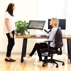 Monitorhalter Tischhalterungen Monitorhalterungen Fellowes Eppa™ Monitorarm Erweiterungsset - schwarz
