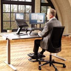 Fuss-Stützen schwarz Fellowes Hana™  Series Fußstütze