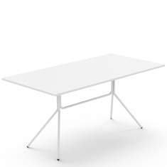 Tisch Außenbereich Tisch Outdoor Gartentisch weiss Bistrotisch klappbar Stahltisch Brunner crona steel
rechteckige Tischplatte
