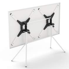 Tisch Außenbereich Tisch Outdoor Gartentisch weiss Bistrotisch klappbar Brunner crona steel
rechteckige Tischplatte