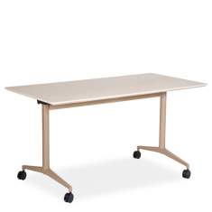 Klapptische fahrbar Klapptisch beige Materia Uni