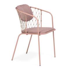 Besucherstuhl rosa Besucherstühle Lehnstuhl Materia Yarn