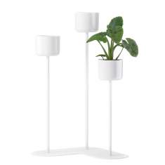 Blumentopf weiss Blumentöpfe Skandiform Allé Corner