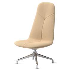 Sessel beige Loungesessel drehbar Skandiform Primo Lounge