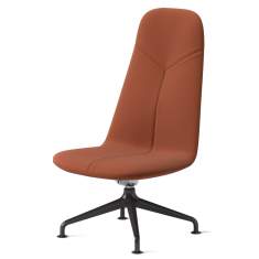 Sessel kastanie Loungesessel drehbar Skandiform Primo Lounge
