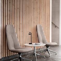 Sessel grau Loungesessel drehbar Skandiform Primo Lounge