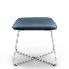 Polsterhocker blau fm Büromöbel Lodus Hocker