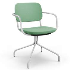 Konferenzstuhl grün Konferenzstühle mit Armlehnen Büro Profim Normo