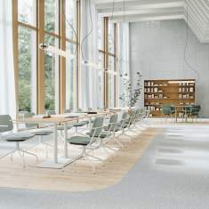 Konferenzstuhl grün Konferenzstühle Büro Profim Normo