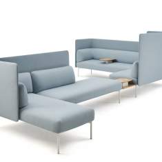 Sofa grau Lounge Sofa Lounge Sitzmöbel Haworth Cabana Lounge