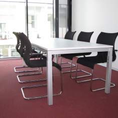 Konferenztisch weiss Konferenztische Büro Identi, axon Besprechungstisch
