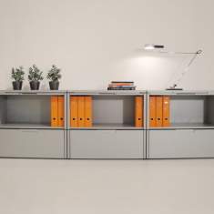 Modulare Büromöbelsysteme Büromöbel Schränke modular Büroschrank Identi, axon Modulsystem