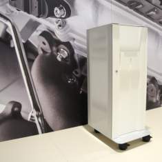 Caddy faharbar Caddies Büro Desksharing-Caddys weiss Identi, axon Trolley