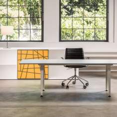 Büro Schreibtisch weiß Büro Schreibtische moderne Büromöbel, Identi, curva Arbeitstisch