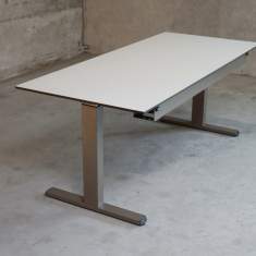 Schreibtisch höhenverstellbar Büro Schreibtische ergonomisch Büromöbel, Identi, dinamica lift Sitz-Stehtisch T-Fuss hydraulisch verstellbar