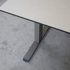 Schreibtisch höhenverstellbar Büro Schreibtische ergonomisch Büromöbel, Identi, dinamica lift Sitz-Stehtisch T-Fuss hydraulisch verstellbar