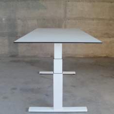 Höhenverstellbarer Schreibtisch Stehtische höhenverstellbar ergonomische Büromöbel, Identi, dinamica motor Sitz-Stehtisch T-Fuss elektrisch verstellbar