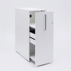 Bürocontainer Schreibtisch Korpus Identi, eco Apothekerschrank