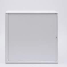 Rolladenschränke Kunststoff grau Schrank Büro Identi eco Rollladenschrank