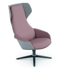 Loungesessel violett Sessel grau Lounge Sitzmöbel Sedus se:lounge