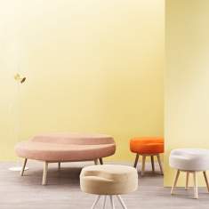 Hocker Polsterhocker Skandiform Isa