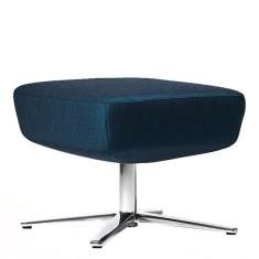 Polsterhocker Fusshocker blau Lounge Brunner Artemo
