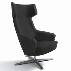 Clubsessel grau Loungemöbel Büro Loungesessel Design, Brunner, artemo