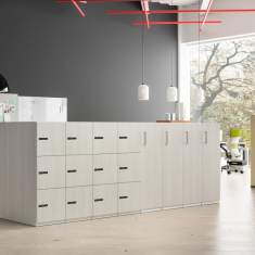 Schliessfachschränke weiss Lockerschränke Büro Steelcase Share It Schließfächer