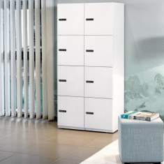Schliessfachschränke weiss Lockerschränke Büro Steelcase Share It Schließfächer