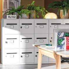 Schliessfachschränke weiss Lockerschränke Büro Steelcase Share It Schließfächer
