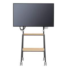 Flex Media Wagen von Steelcase als mobiler Medienwagen für den Einsatz im Büro