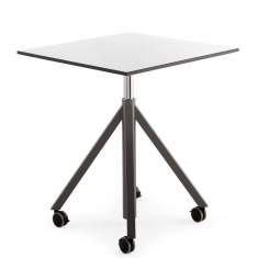 Designer Rolltisch weiß Rolltische höhenverstellbar Embru, eQ Airdesk
