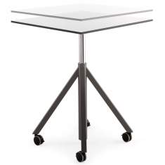 Designer Rolltisch weiß Rolltische höhenverstellbar Embru, eQ Airdesk