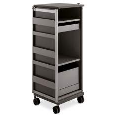 Desksharing-Caddys grau Embru, eQ Caddy