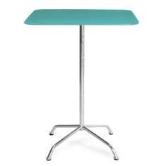 Büro Stehtisch türkis Stehtische Bistrotisch Embru, Haefeli Gartenstehtisch quadratisch